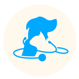 Icon of a dog and cat with a stethoscope